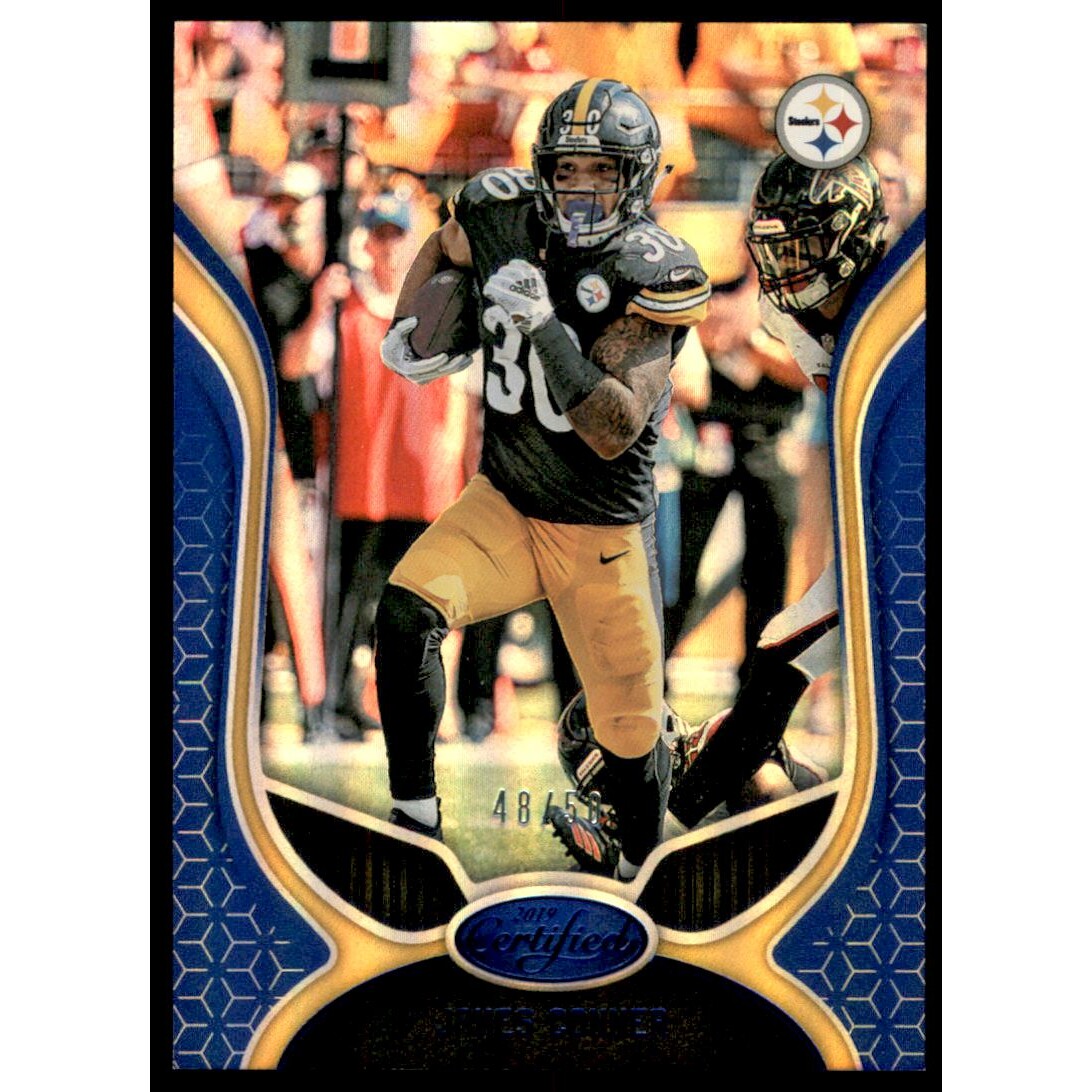 2019 Certified Mirror Blue #22 James Conner