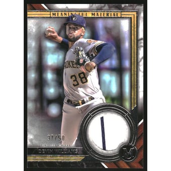 2022 Topps Museum Collection Meaningful Material Relics #MMR2DW Devin Williams