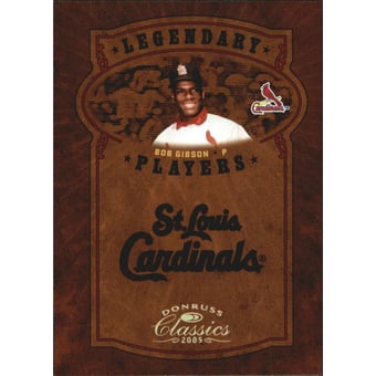 2005 Donruss Classics Legendary Players Gold #5 Bob Gibson