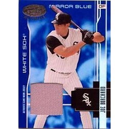 2003 Leaf Certified Materials Mirror Blue Materials #37 Joe Borchard Jsy/100