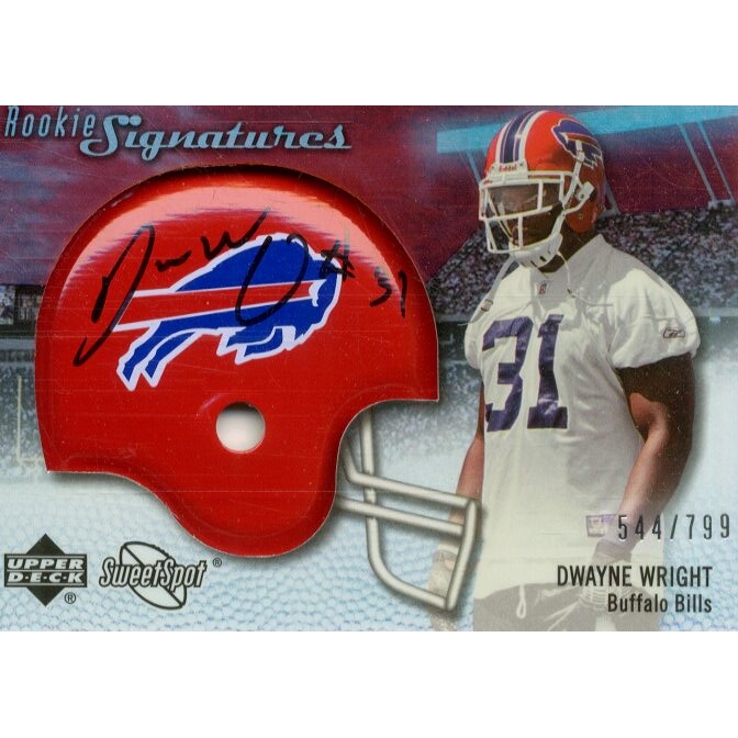 2007 Sweet Spot #103 Dwayne Wright AU RC