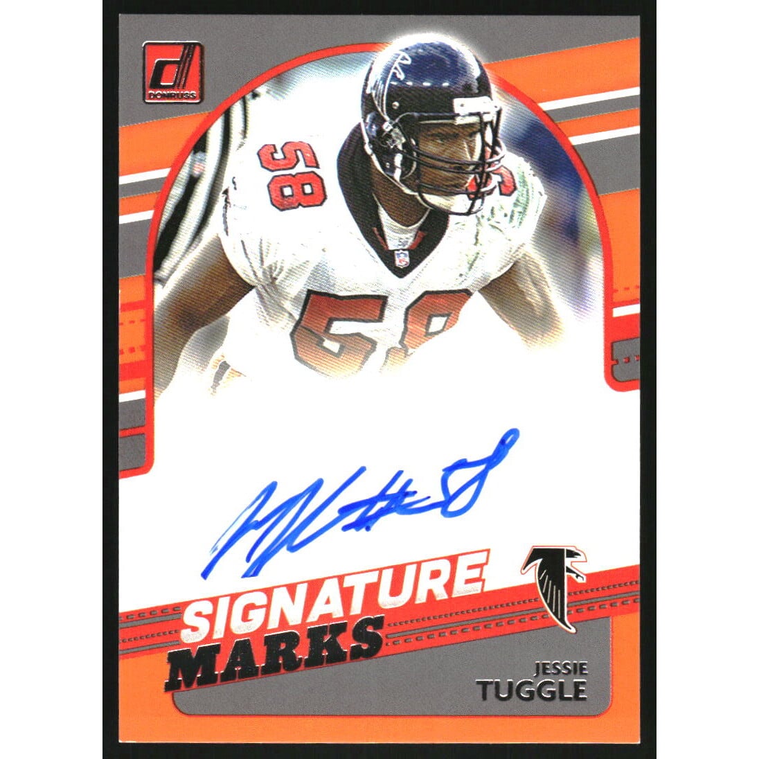 2021 Donruss Signature Marks #15 Jessie Tuggle. rookie card picture