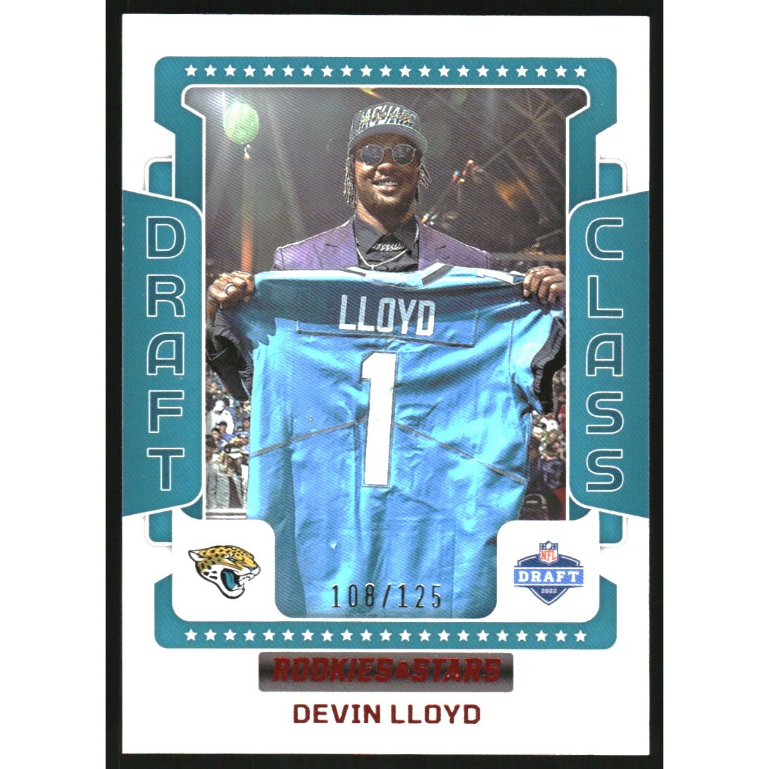 2022 Rookies and Stars Draft Class Orange #19 Devin Lloyd 2022 Rookies and Stars Draft Class Orange #19 Devin Lloyd