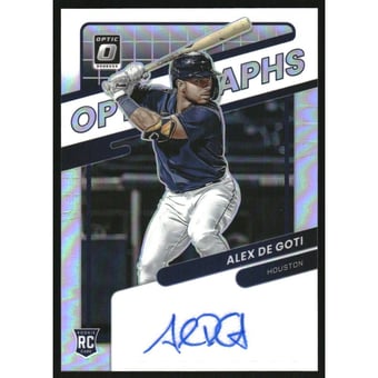 2022 Donruss Optic Optigraphs Holo #24 Alex De Goti