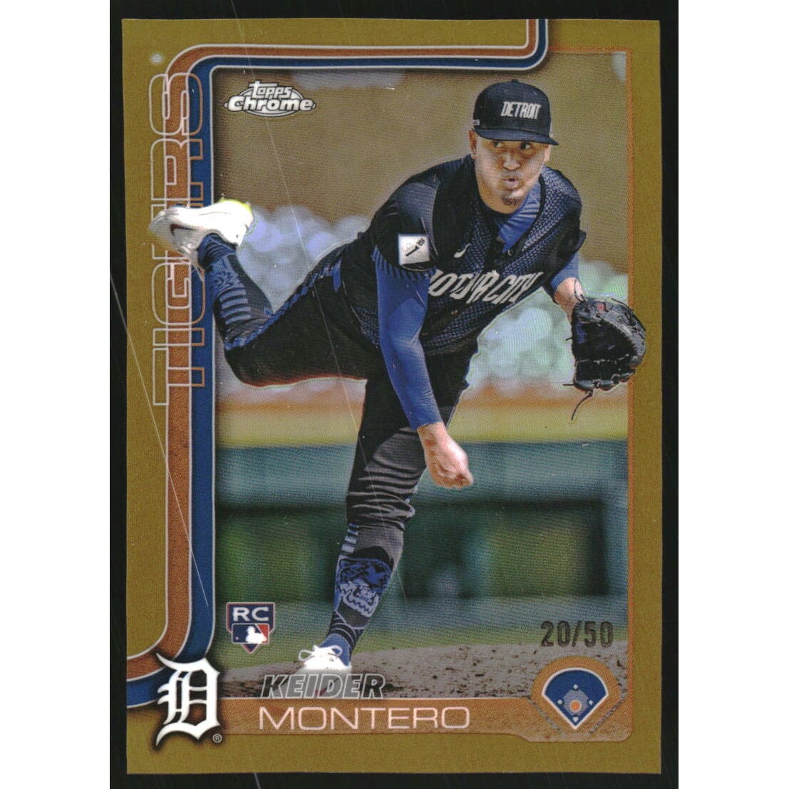 2025 Topps Chrome Gold Refractors #7 Keider Montero