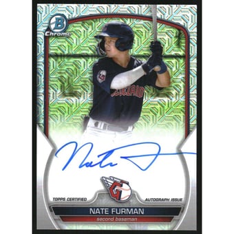 2023 Bowman Chrome Mega Box Autographs #BCMANF Nate Furman