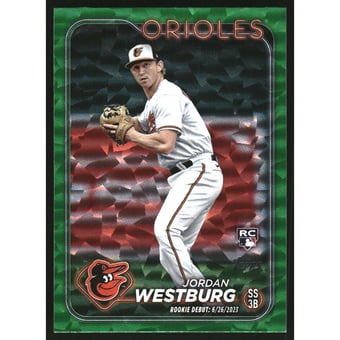 2024 Topps Update Green Crackle Foil #US125 Jordan Westburg