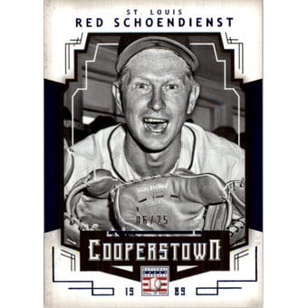 2015 Panini Cooperstown Blue #77 Red Schoendienst