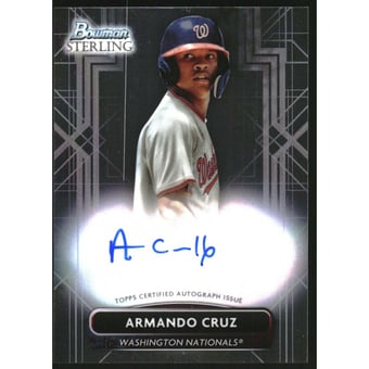 2022 Bowman Sterling Prospect Autographs #PAAC Armando Cruz