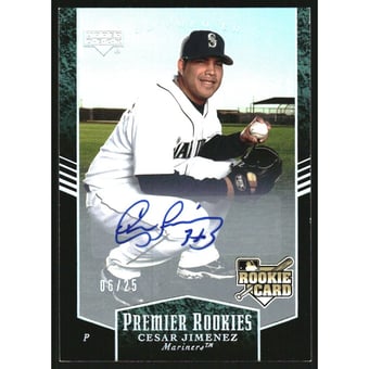 2007 Upper Deck Premier Autograph Parallel #218 Cesar Jimenez
