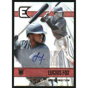 2022 Panini Chronicles Essentials Autographs #16 Lucius Fox