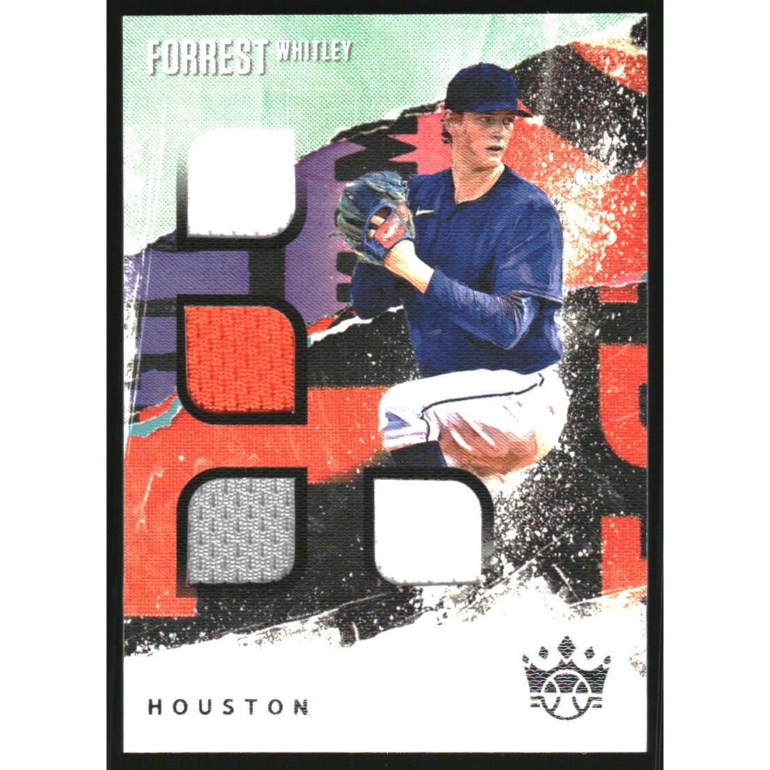 2021 Diamond Kings DK Quad Materials #11 Forrest Whitley