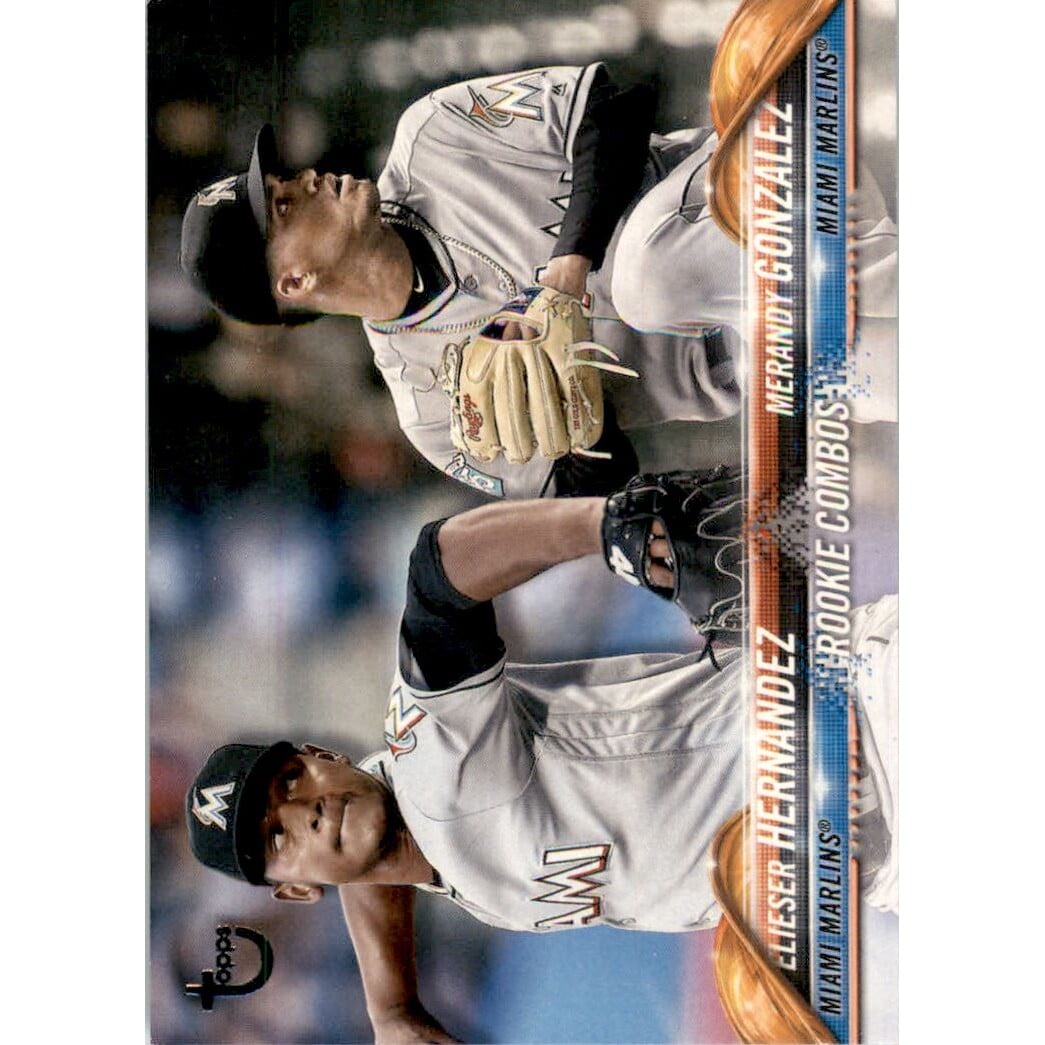 2018 Topps Update Vintage Stock #US77 Merandy Gonzalez/Elieser Hernandez. rookie card picture