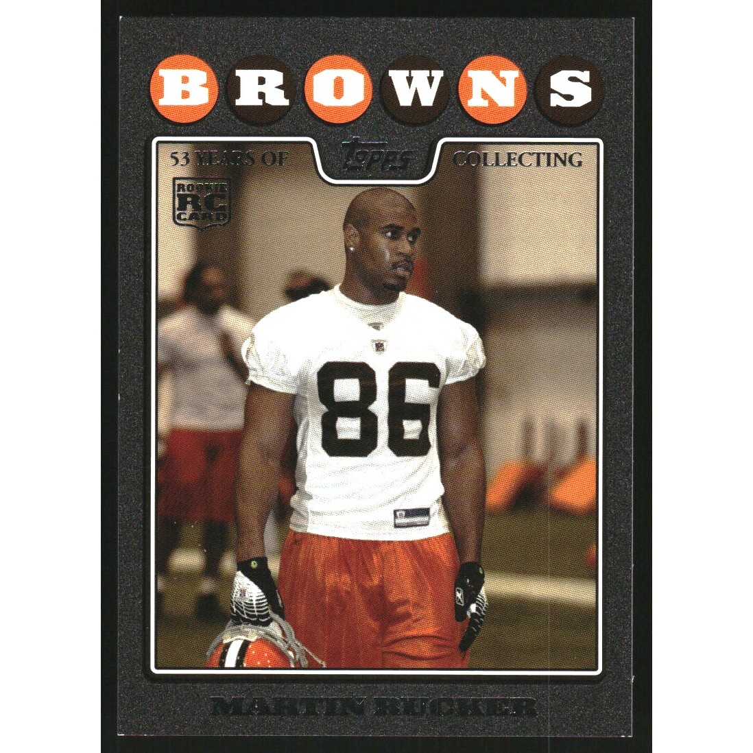 2008 Topps Black #382 Martin Rucker. rookie card picture