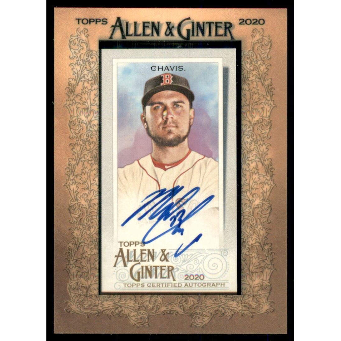 2020 Topps Allen and Ginter Framed Mini Autographs #MAMC Michael Chavis