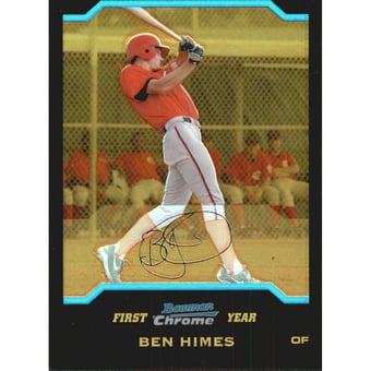 2004 Bowman Chrome Gold Refractors #314 Ben Himes