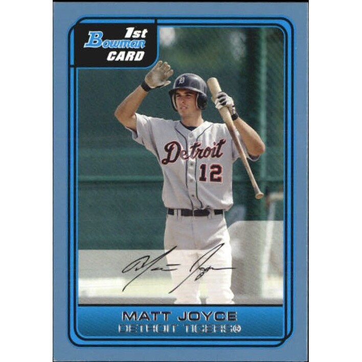 2006 Bowman Prospects Blue #B70 Matt Joyce. rookie card picture