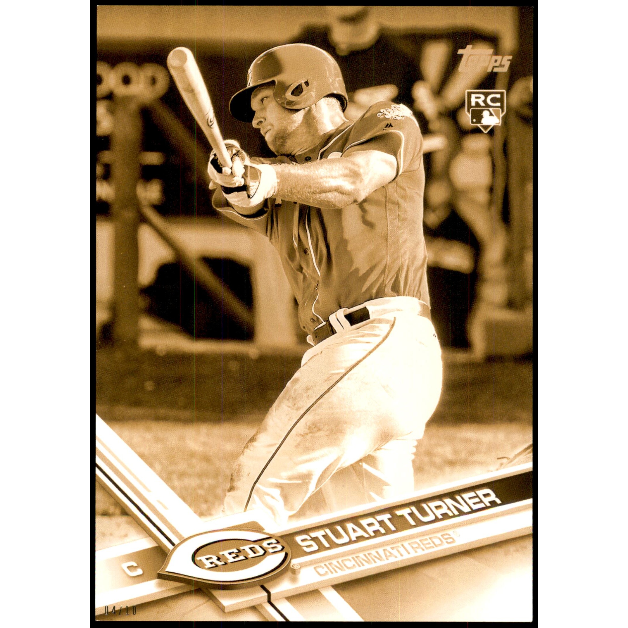 2017 Topps Update 5x7 Clear Gold #US178 Stuart Turner. rookie card picture