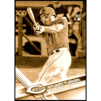 2017 Topps Update 5x7 Clear Gold #US178 Stuart Turner