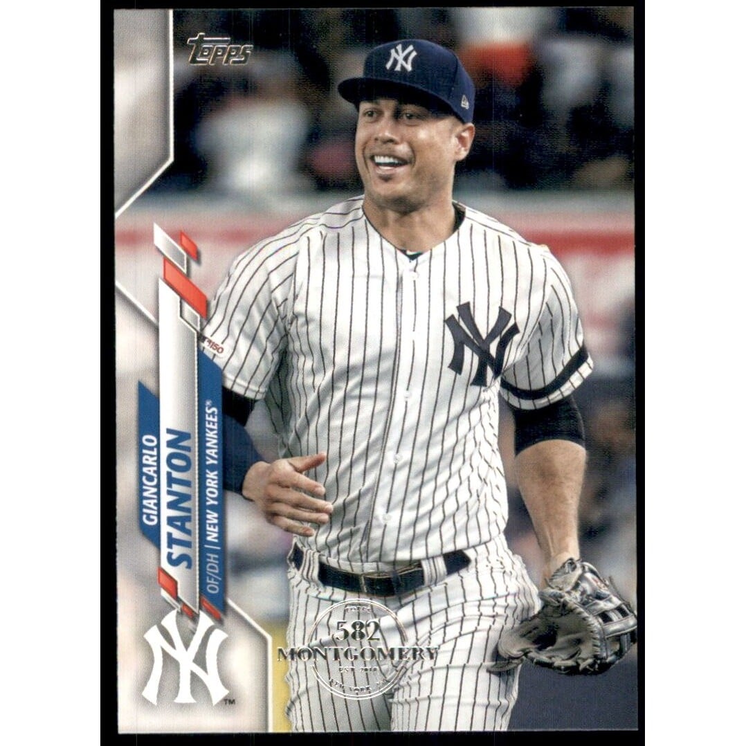2020 Topps Factory Set 582 Montgomery Club #367 Giancarlo Stanton