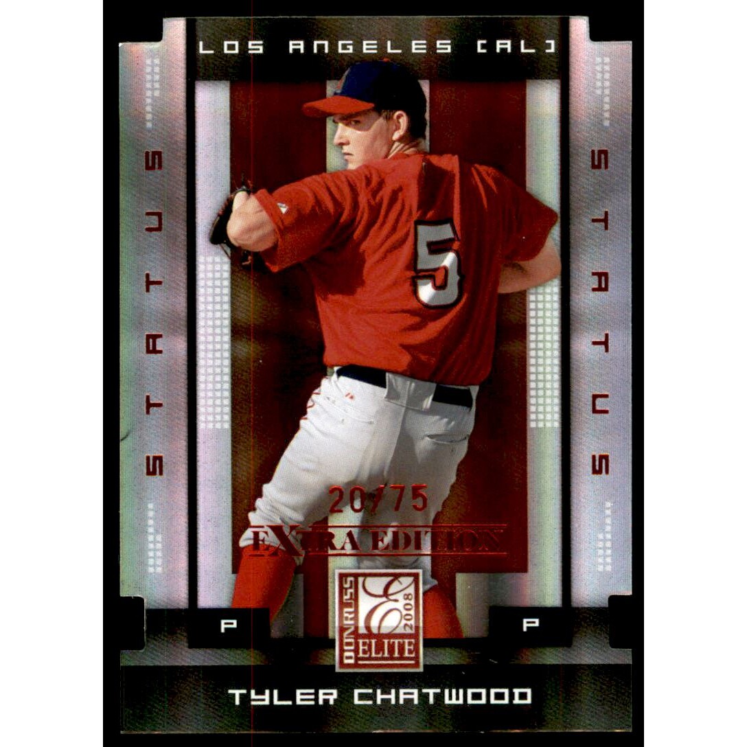 2008 Donruss Elite Extra Edition Status #92 Tyler Chatwood. rookie card picture