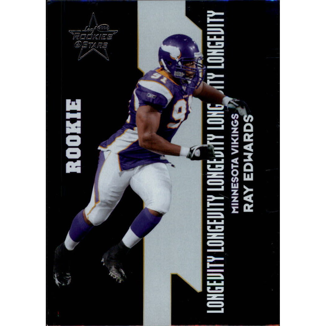 2006 Leaf Rookies and Stars Longevity Silver Parallel #137 Ray Edwards