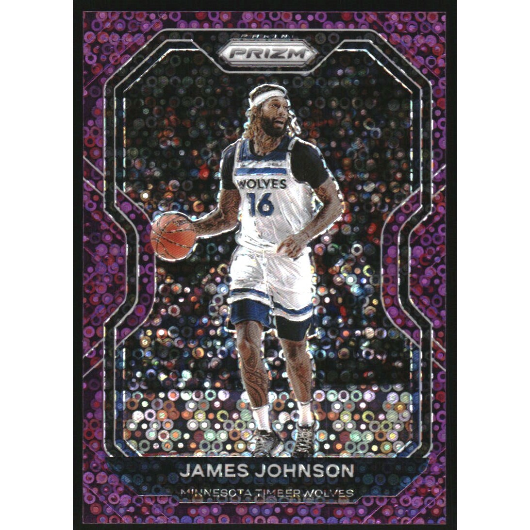 2020-21 Panini Prizm Prizms Fast Break Purple #247 James Johnson