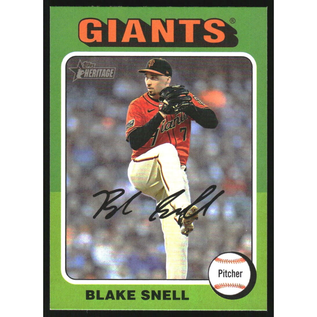 2024 Topps Heritage Image Variations #563 Blake Snell