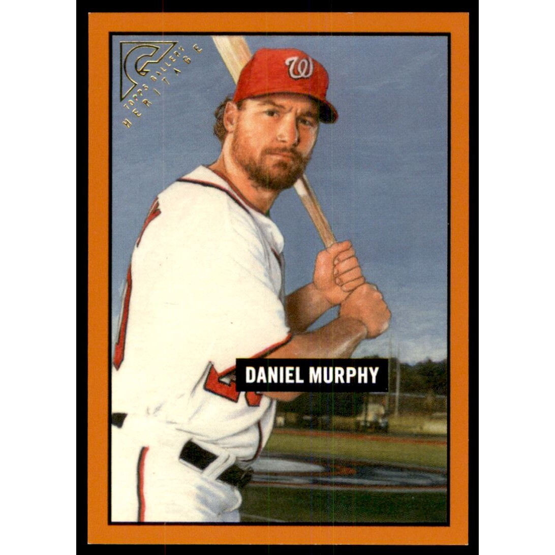 2017 Topps Gallery Heritage Orange #H39 Daniel Murphy
