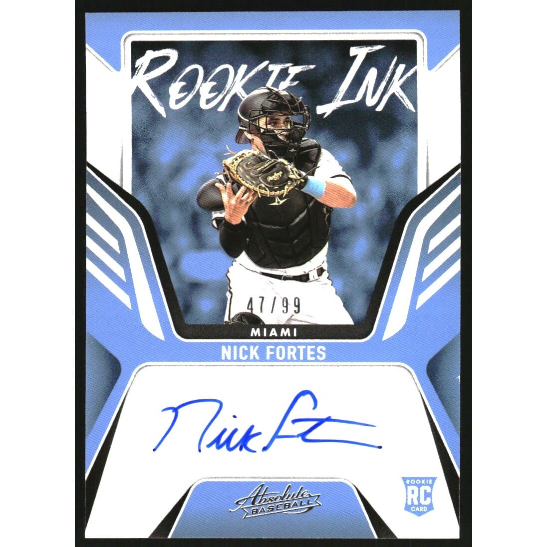 2022 Absolute Rookie Ink Retail #1 Nick Fortes