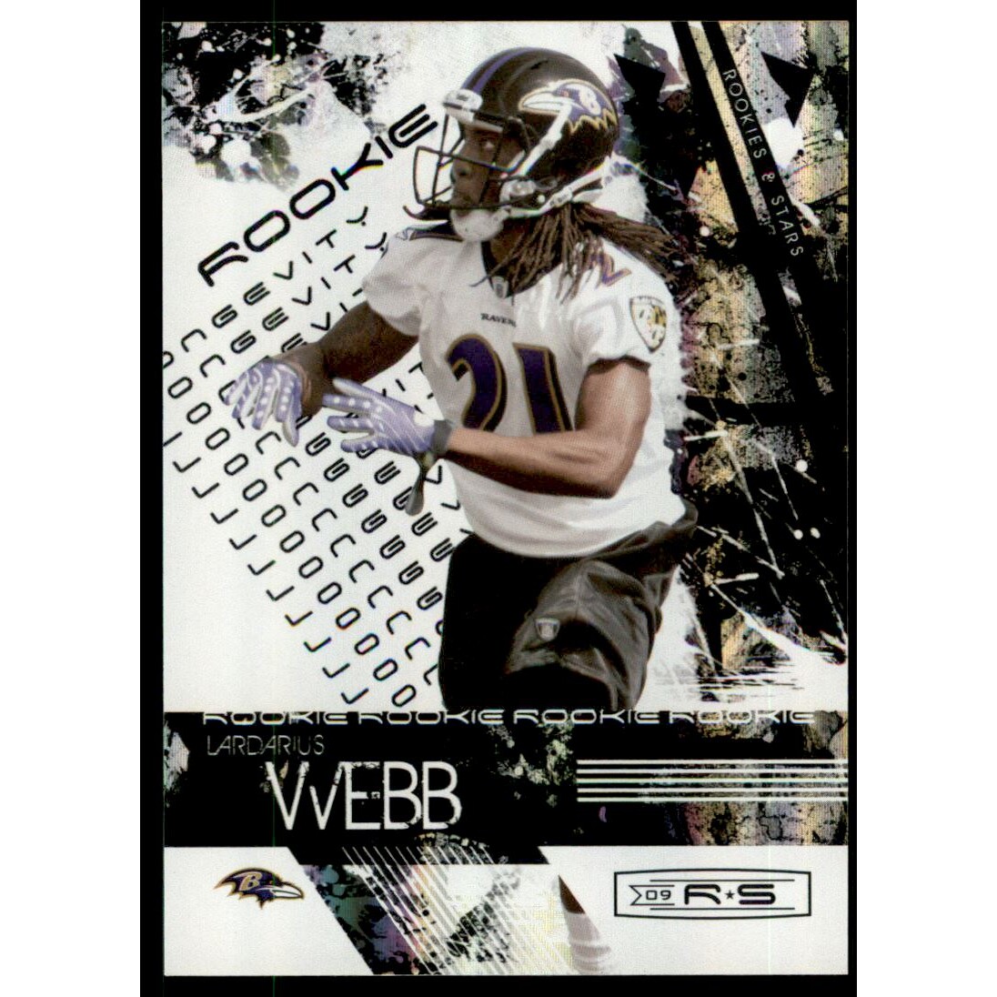 2009 Donruss Rookies and Stars Longevity Parallel Silver Holofoil #171 Lardarius Webb