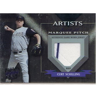 2002 Donruss Best of Fan Club Master Artists Jerseys #A2 Curt Schilling