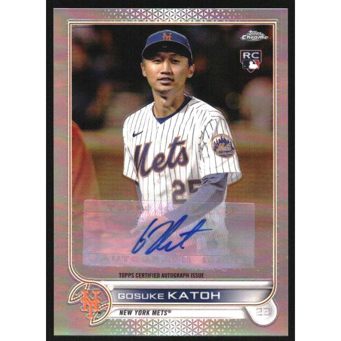 2022 Topps Chrome Update Autographs #ACGKA Gosuke Katoh. rookie card picture