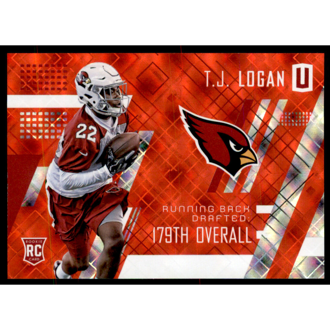2017 Panini Unparalleled Red #259 T.J. Logan