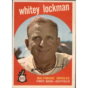 1959 Topps #411 Whitey Lockman
