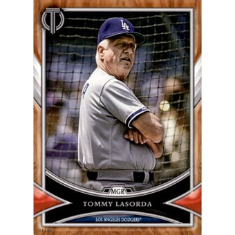 2018 Topps Tribute 5x7 #33 Tommy Lasorda