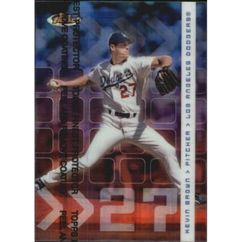2002 Finest X-Fractors Protectors #18 Kevin Brown