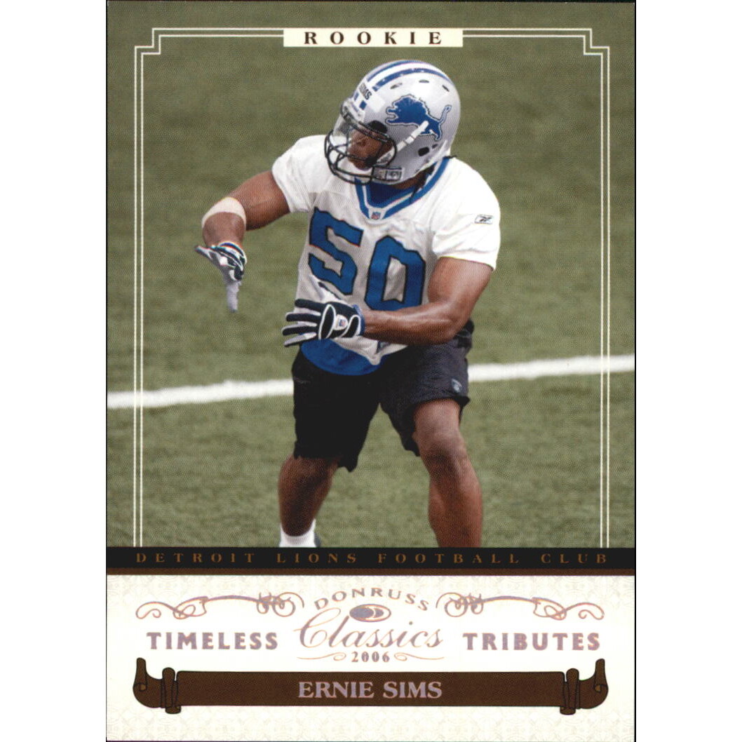2006 Donruss Classics Timeless Tributes Bronze #154 Ernie Sims