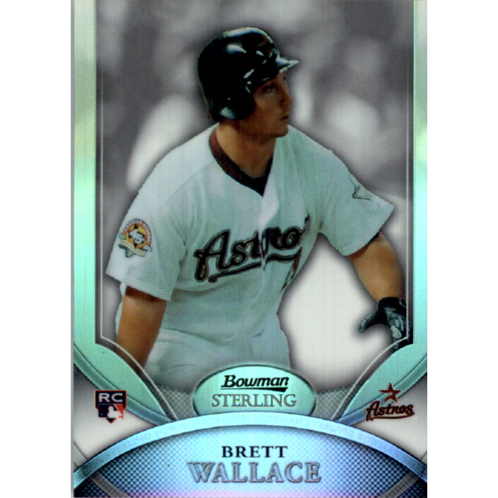 2010 Bowman Sterling Refractors #50 Brett Wallace. rookie card picture