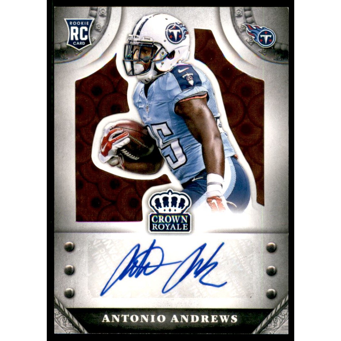 2014 Crown Royale Rookie Signatures Retail Bronze Pyramid #SAA Antonio Andrews/75