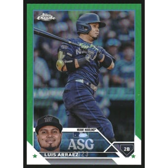 2023 Topps Chrome Update '23 All Star Game Green Refractors #ASGC27 Luis Arraez