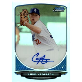 2013 Bowman Chrome Draft Draft Pick Autographs Refractors #CA Chris Anderson