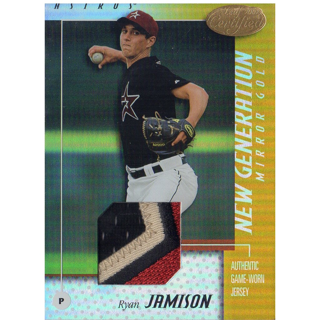 2002 Leaf Certified Mirror Gold #172 Ryan Jamison NG Jsy