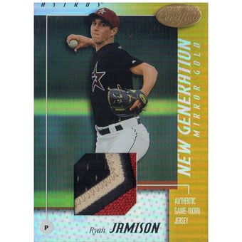 2002 Leaf Certified Mirror Gold #172 Ryan Jamison NG Jsy