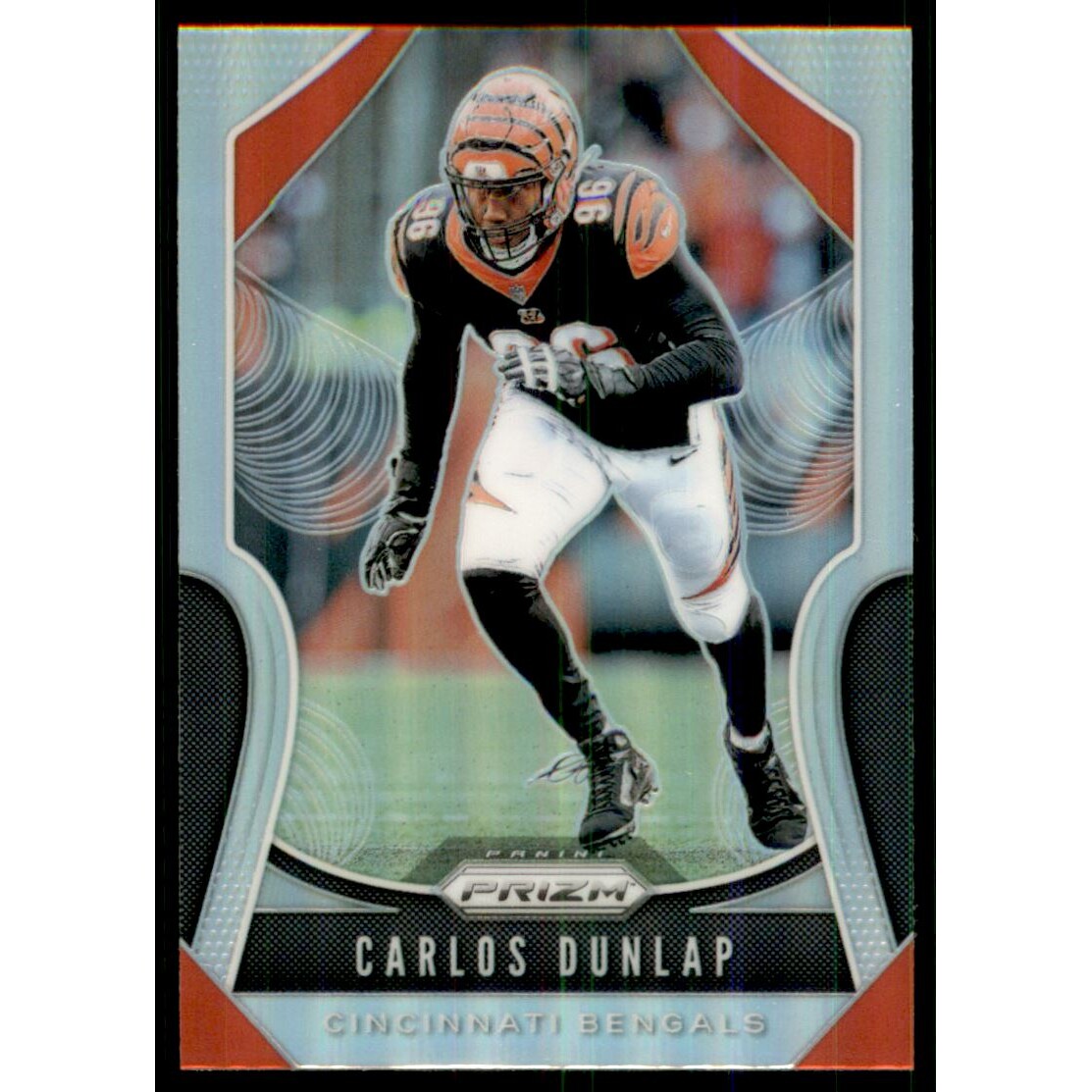 2019 Panini Prizm Prizms #82 Carlos Dunlap. rookie card picture
