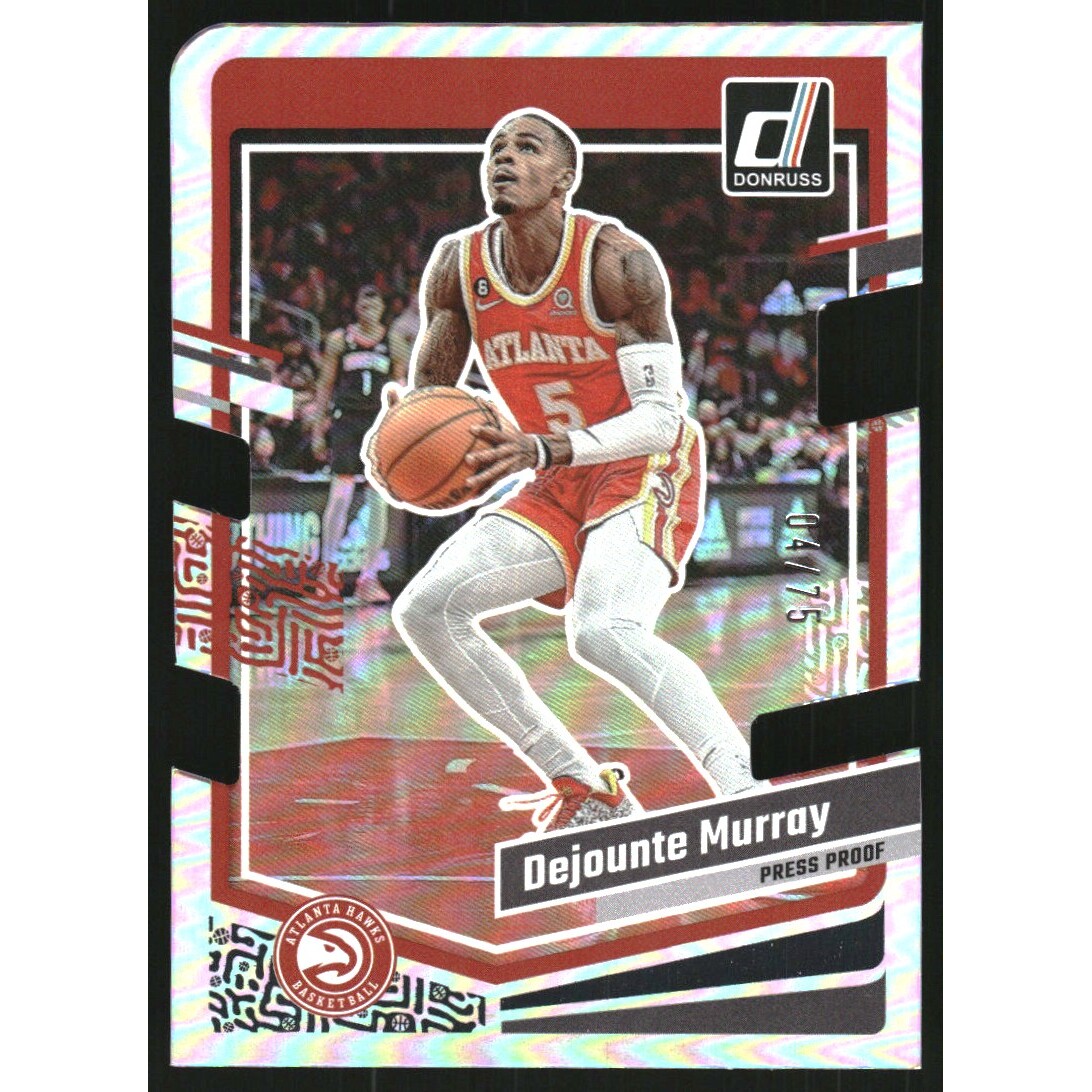 2023-24 Donruss Press Proof Silver Die-Cut #31 Dejounte Murray