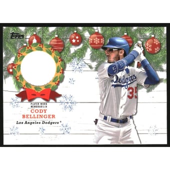 2022 Topps Holiday Relics Metallic Blue #WRCCB Cody Bellinger