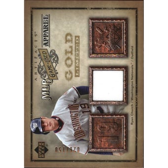 2006 Artifacts MLB Game-Used Apparel Gold Limited #RC Ryan Church Jsy/150