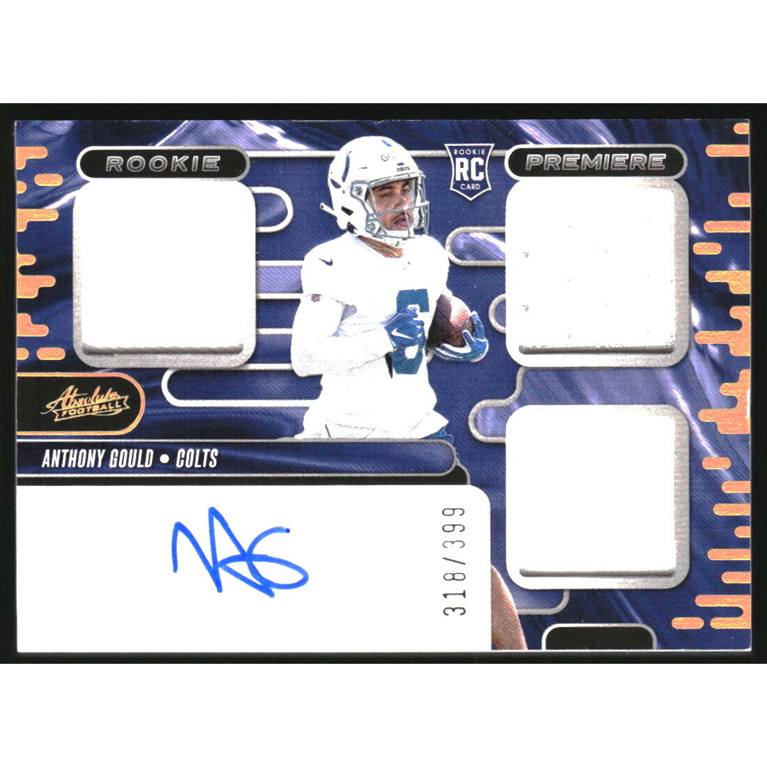 2024 Absolute Rookie Premiere Materials Autographs #34 Anthony Gould