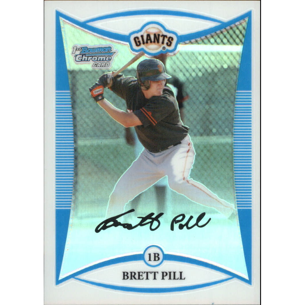 2008 Bowman Chrome Prospects Refractors #BCP22 Brett Pill